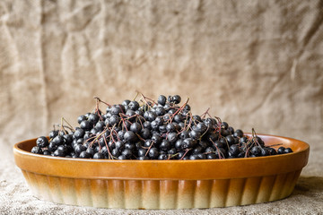 Aronia in bowl
