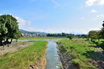 Fototapeta premium 京都 桂川