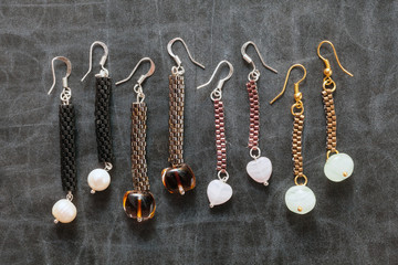 Fototapeta na wymiar Beads jewelry designs