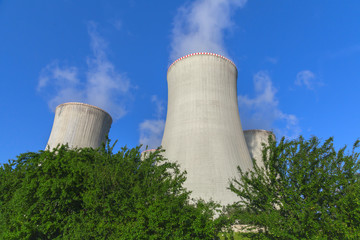 Nuclear power plant Dukovany in Czech Republic Europe