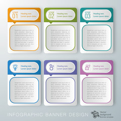Infographics Web Banner & Label Design
