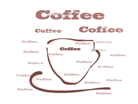 Vector illustration, coffee