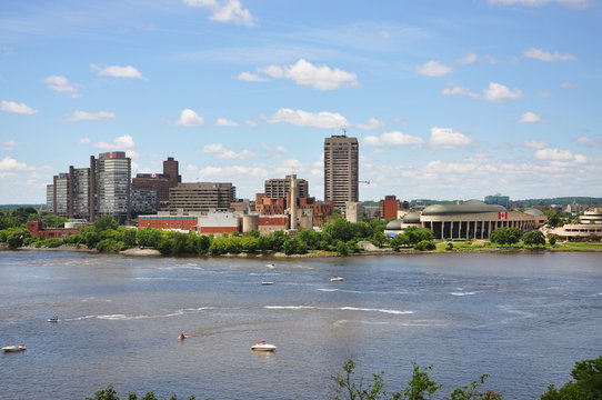 Gatineau Skyline, Canadian Museum Of Civilization, Quebec