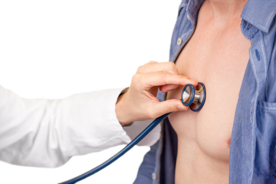 Brustkorb abhören mit dem Stethoskop