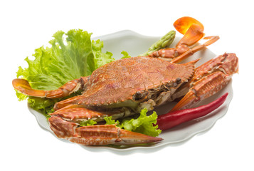 Boiled crab