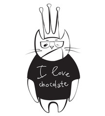 cat chocolate lover