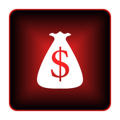 Dollar sack icon