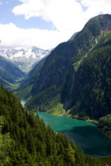 Obraz premium Stillup Speichersee - Zillertal - Alpen