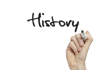 Hand writing history