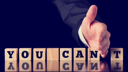 You Can - You Can't concept