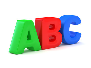 ABC alphabet.