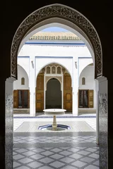 Innenraum des El-Bahia-Palastes in Marrakesch, Marokko © Piotr Pawinski