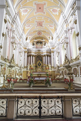 Altar of the church of the Franciscans