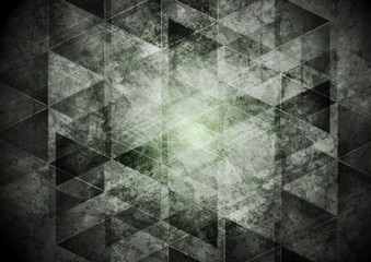 Dark grey geometry grunge background