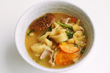 大分名物　団子汁