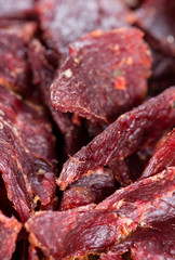 Beef Jerky (Macro Shot)