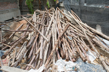 stack of logs