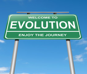 Evolution concept.
