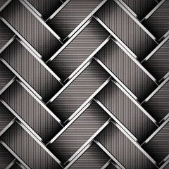 Metal weave texture background