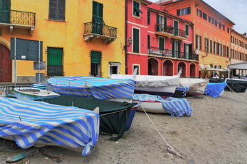 Boote in Sestri Levante