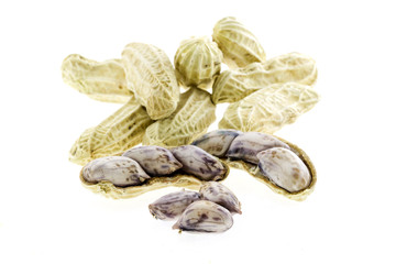 peanuts in closeup