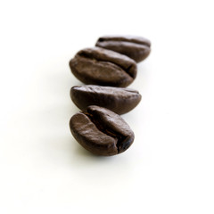 coffee beans isolated