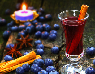 Blaubeerschnaps