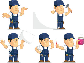 Strong Mechanic Mascot 8