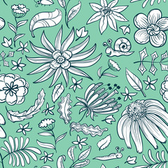 doodle seamless pattern