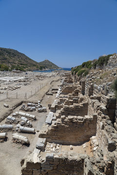 Knidos is an ancient settlement south-western Turkey. An ancient Greek city of Caria, part of the Dorian Hexapolis situated on the Datca peninsula.