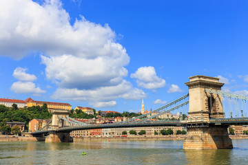 Fototapeta premium Chain Bridge in Budapest, Hungary