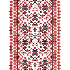 Embroidery. Ukrainian national ornament