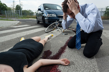 Driver killed female cyclist