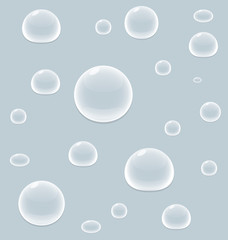 drop water vector illustration on blue blackground