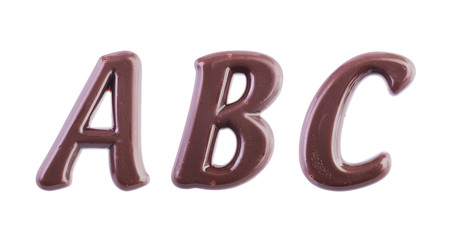 chocolate letters