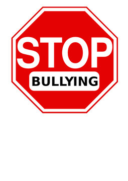 Stop Bullying sign vector