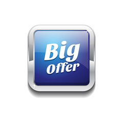 Big Offer Glossy Shiny Rounded Corner Vector Button