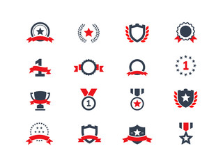 Fototapeta premium Award icons set