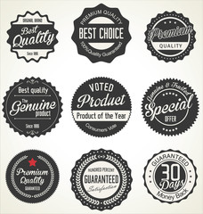 Premium Quality retro Labels