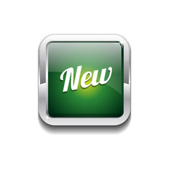 New Collection Glossy Shiny Rounded Rectangular Vector Button