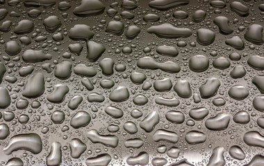 Close up of water drops