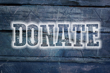 Donate Concept