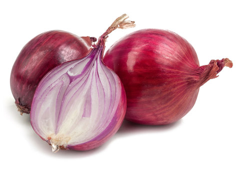 red onion isolated