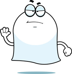Cartoon Ghost Grumpy