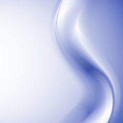 Abstract vector blue smoke background