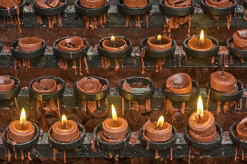 Red Candle Offereings