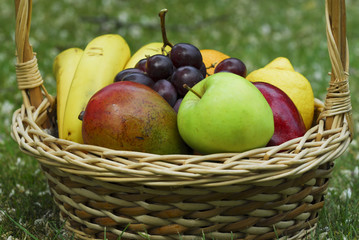 Fruit in a basket
