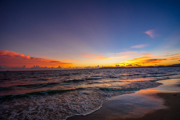 Fototapeta premium Sunset in Thailand