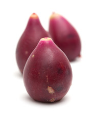 prickly pear fruit isolated on white