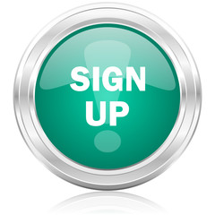sign up internet icon
